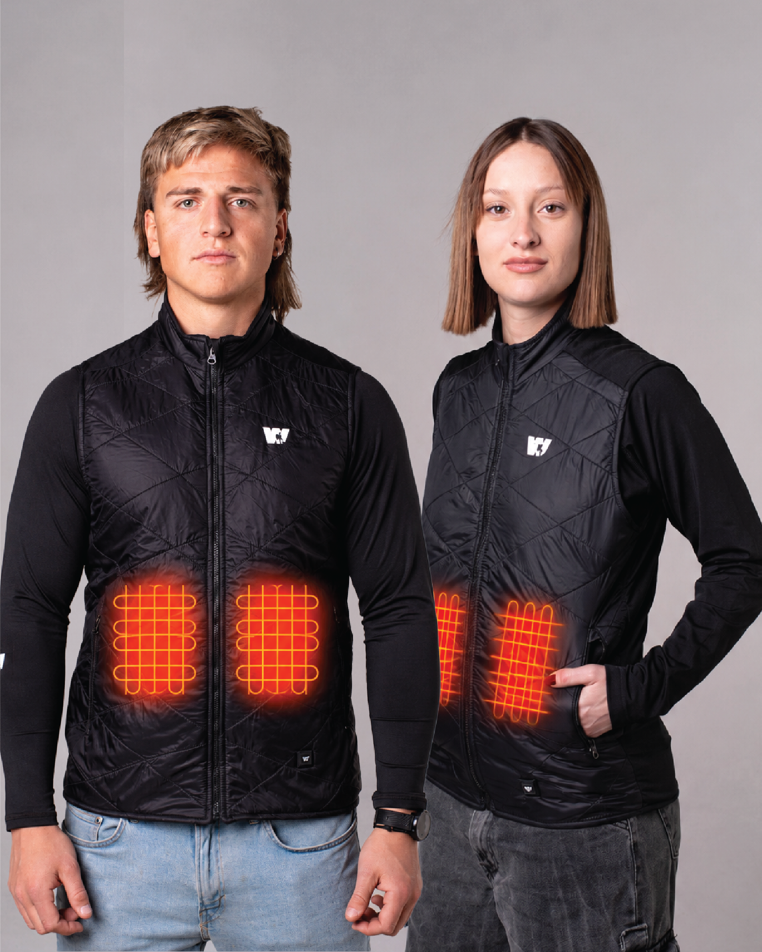 chaleco calefaccionado unisex ushuaia negro wanderwarm USHUAIA® VEST - Imagen 1